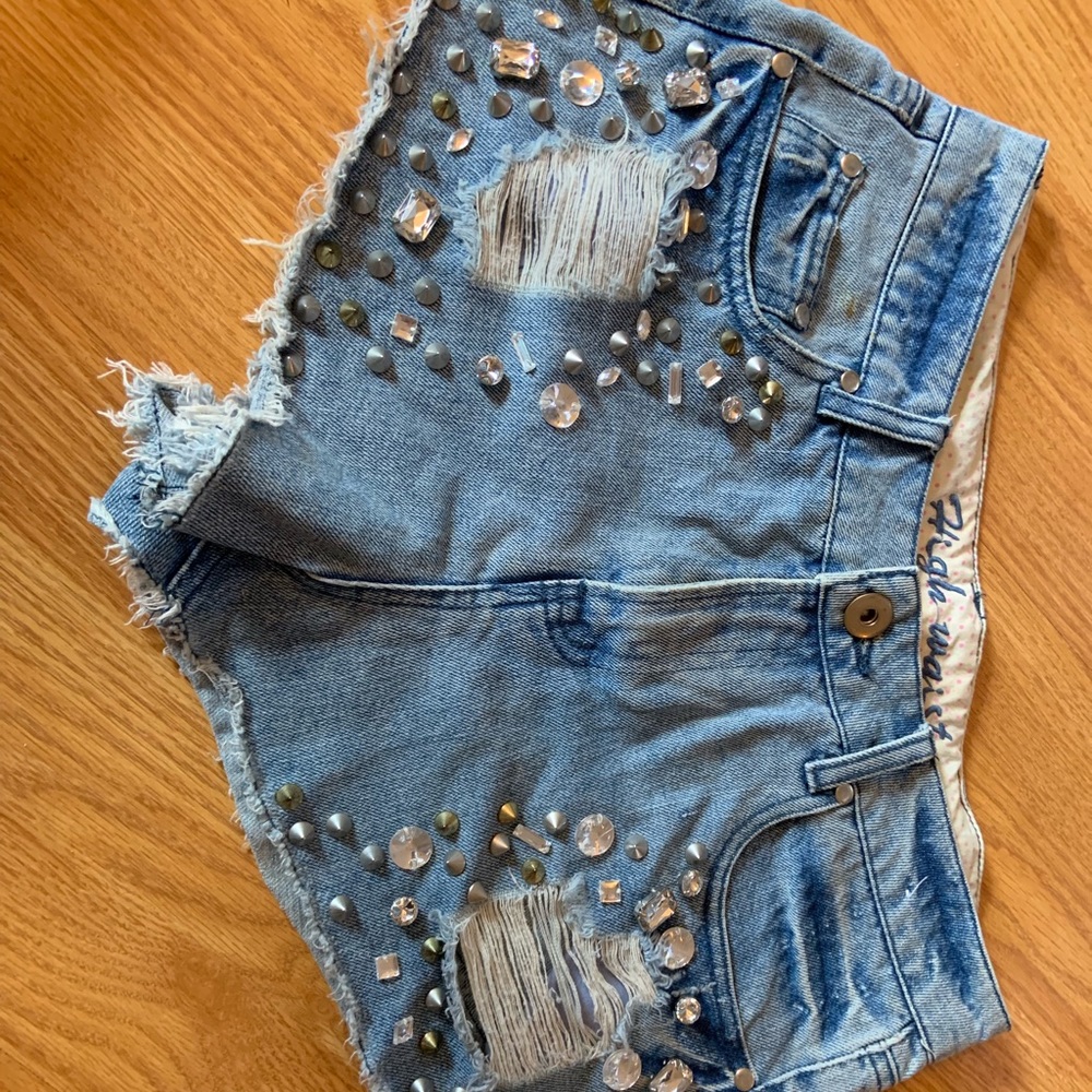 High waisted shorts